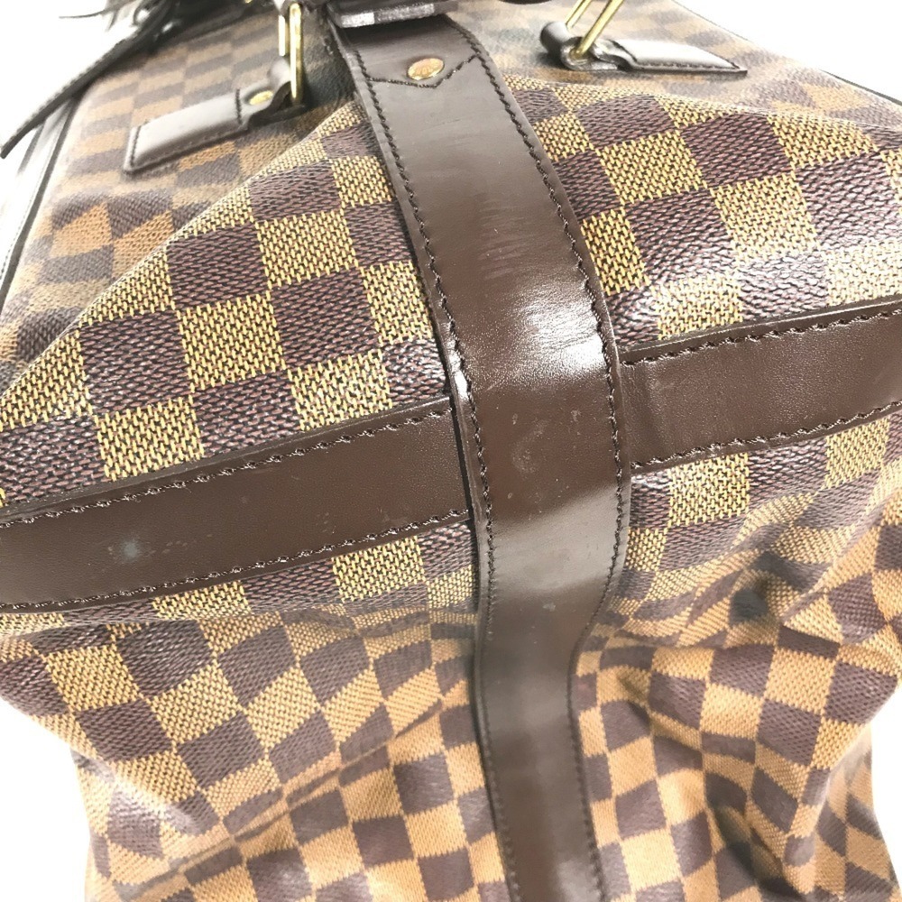 LOUIS VUITTON Authentic Brown Damier Canvas Boston Bag - Picture 8 of 14
